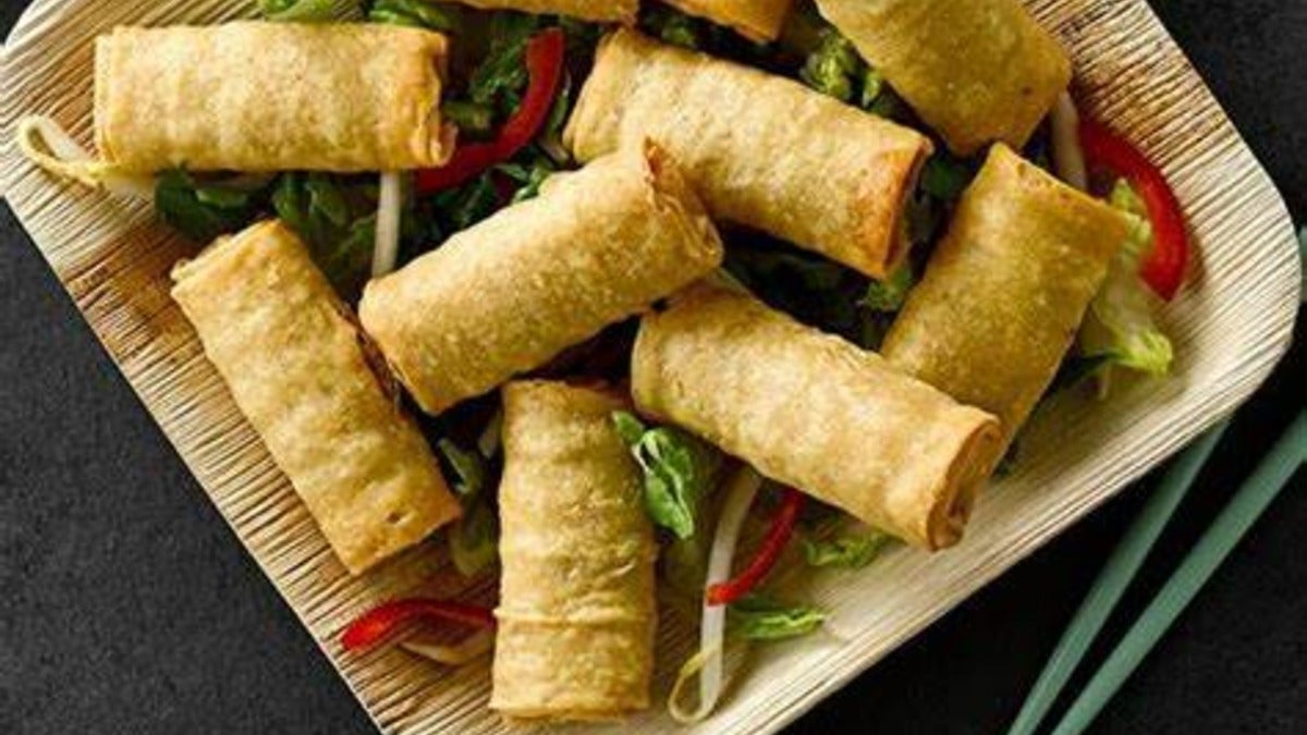 Mini Vegetarian Spring Rolls