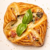 Beef Sausage And Spinach Puff