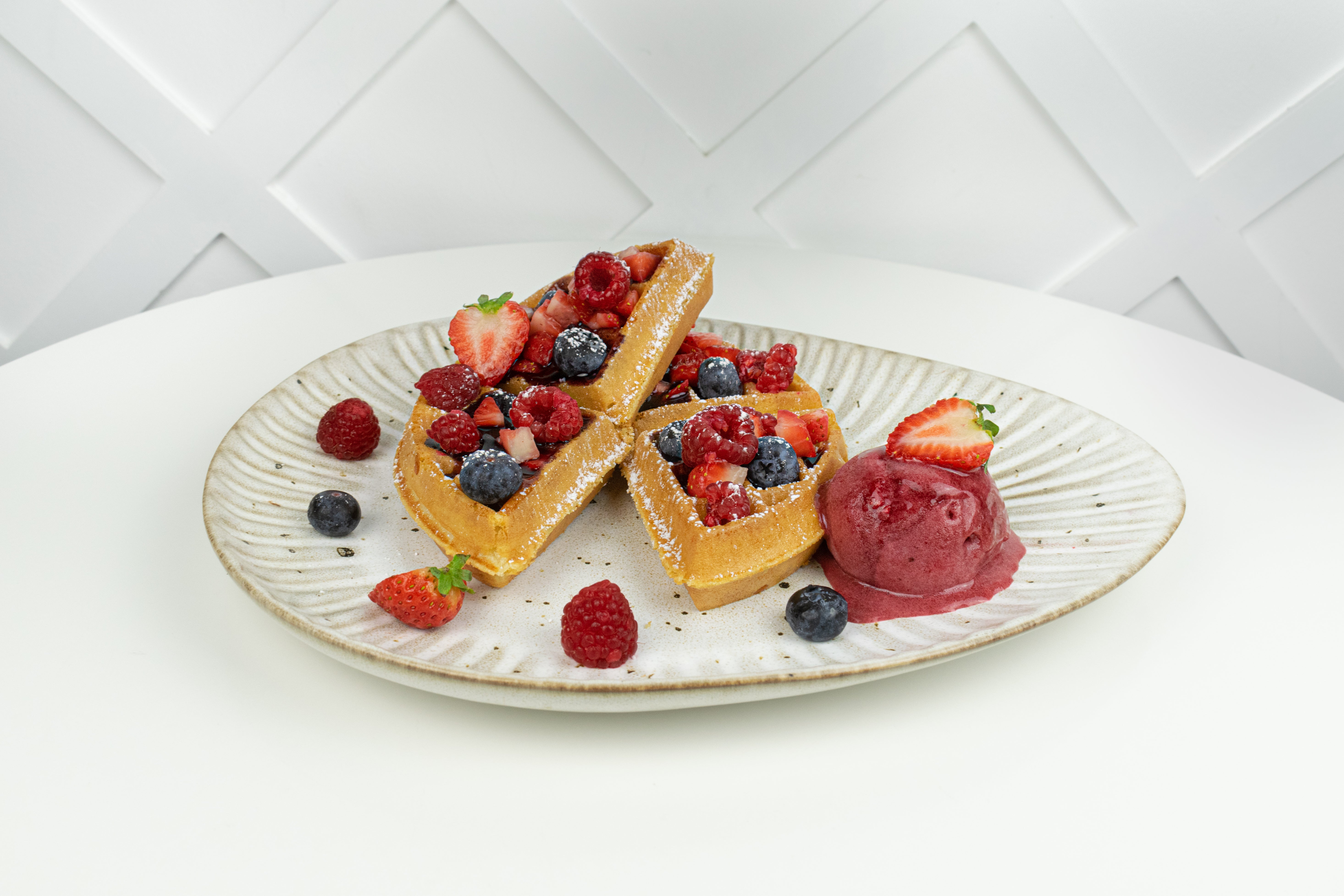 American Waffle - Fruit Dolci