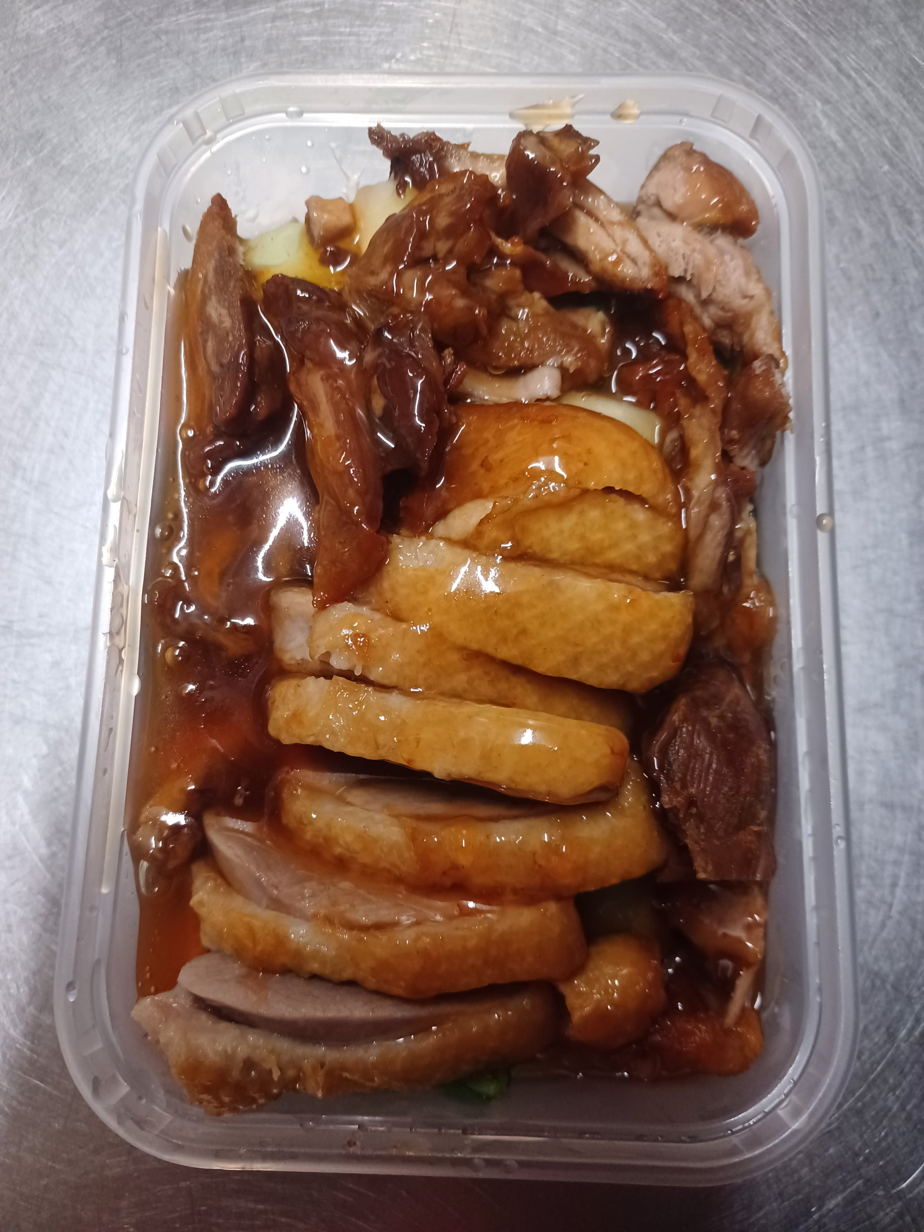 90. Roast Duck with Plum Sauce