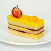Mango Cake Slice