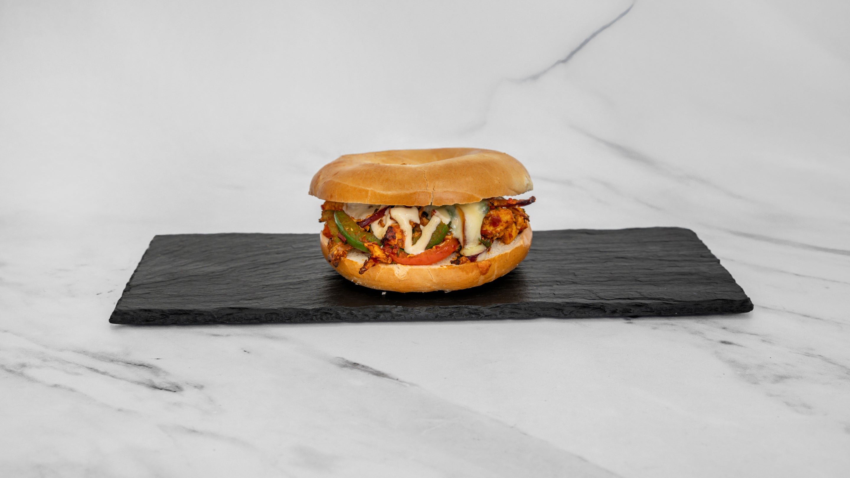 Spicy Chicken Bagel