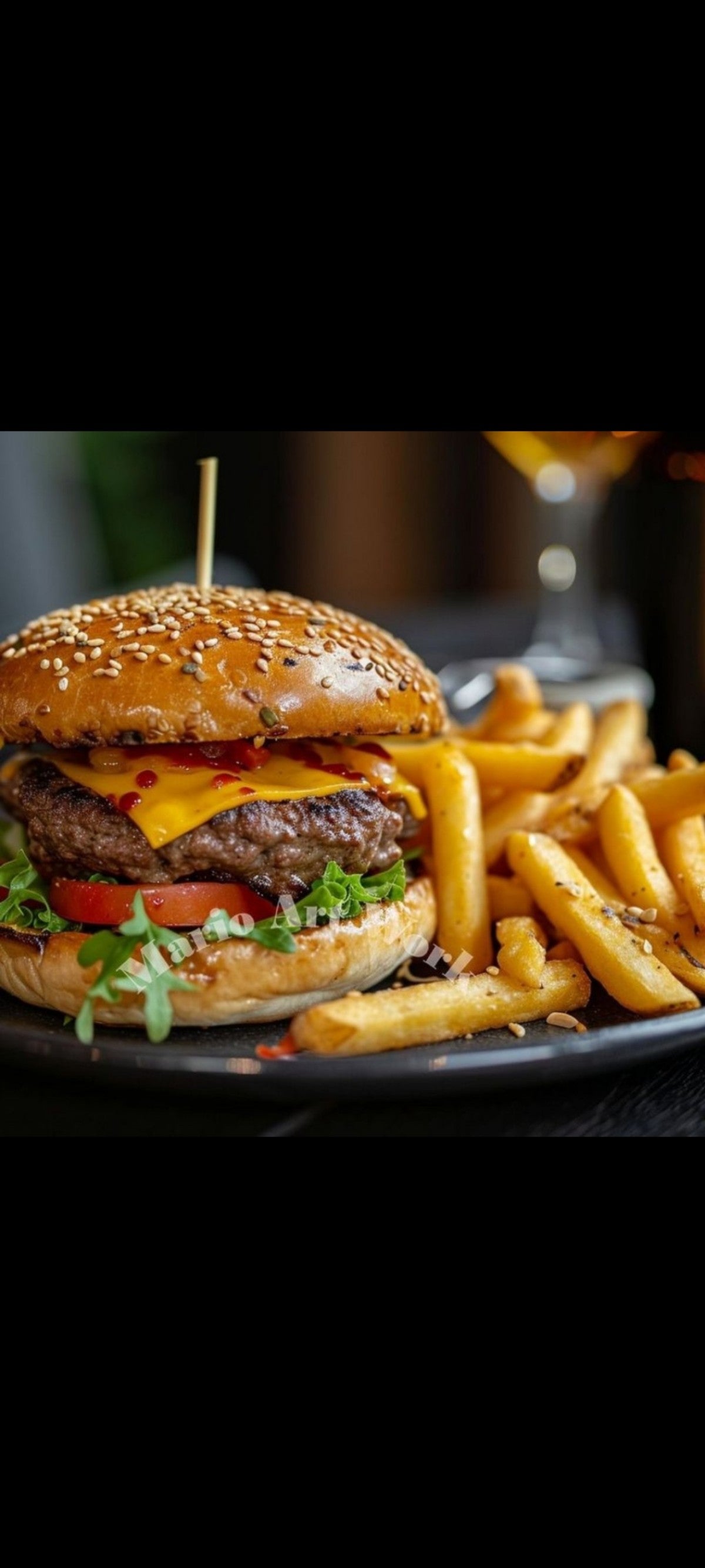 Beef Burger Meal