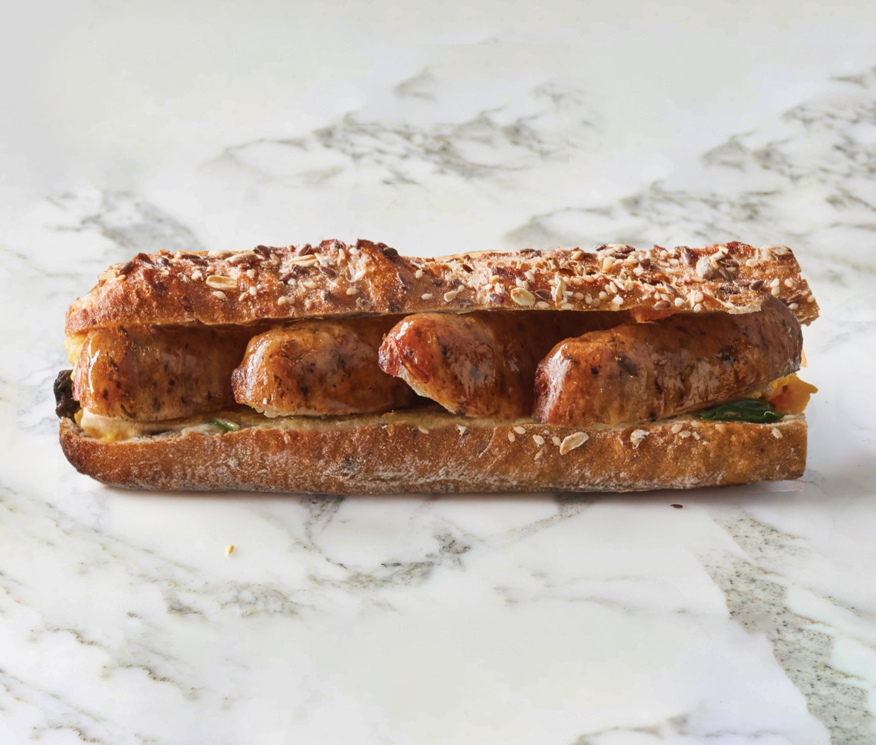 Pork & Sage Sausage on Multigrain Sourdough - Large