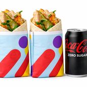 2 Shawarma & Coca-Cola Zero