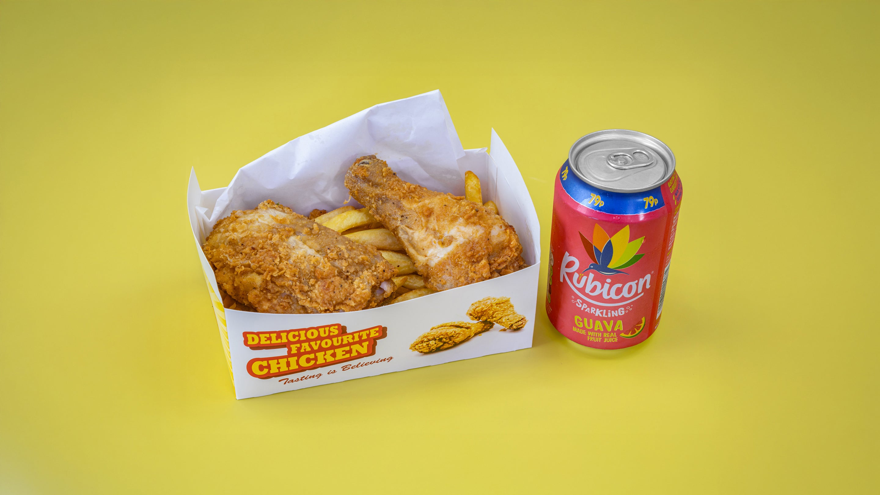 3 Pieces Chicken Meal