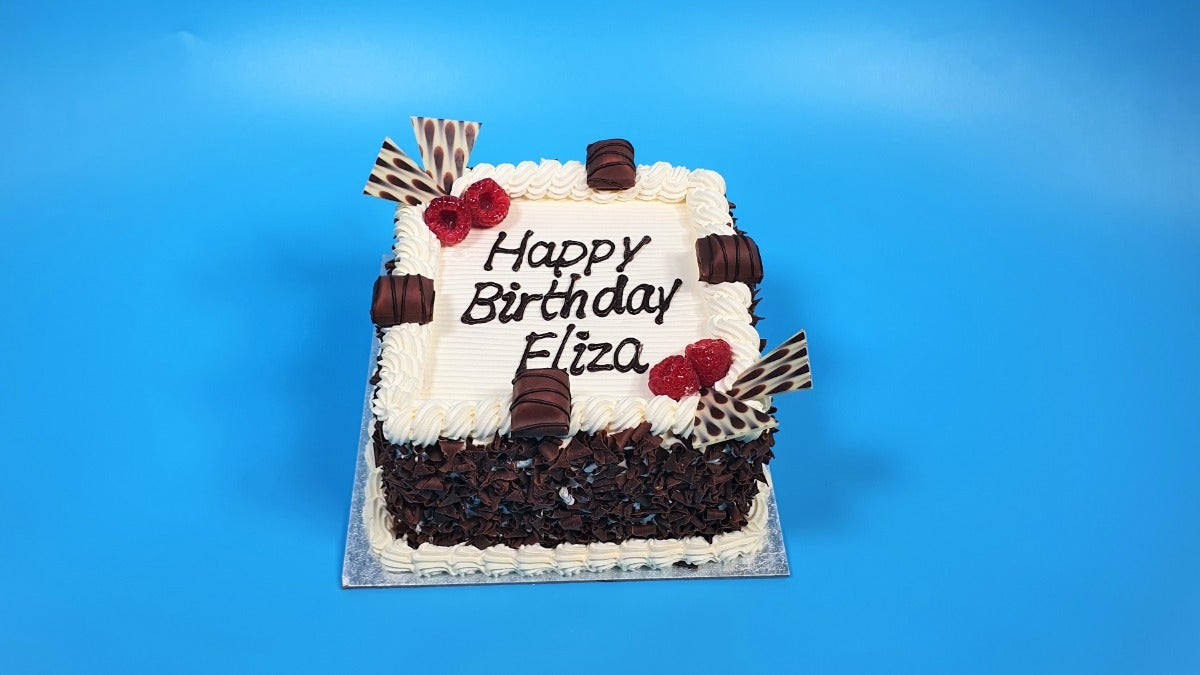 6” Square Bueno Toppings cake No.1