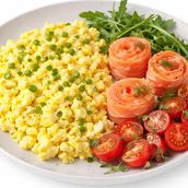 Smoked Salmon and Scrambled Eggs