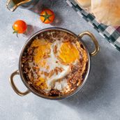 EGGS WITH kawarma