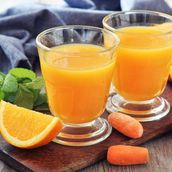 Medium Orange And Carrots Cocktail 