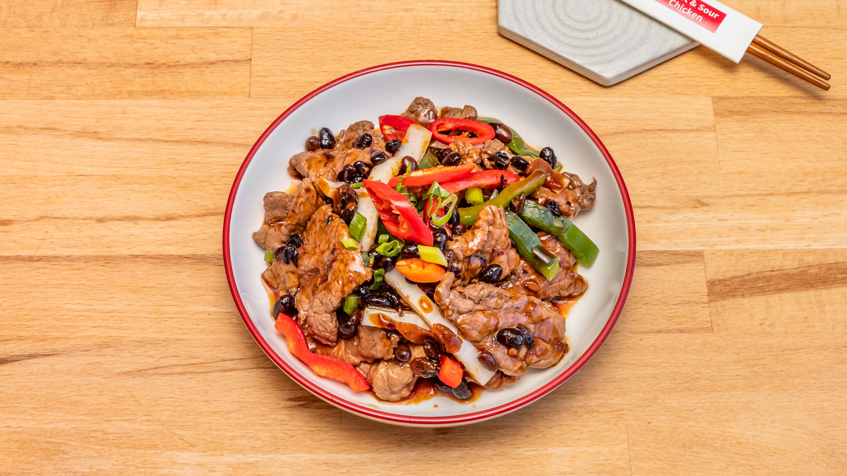 Black Bean Sauce Beef  豉汁牛仔肉