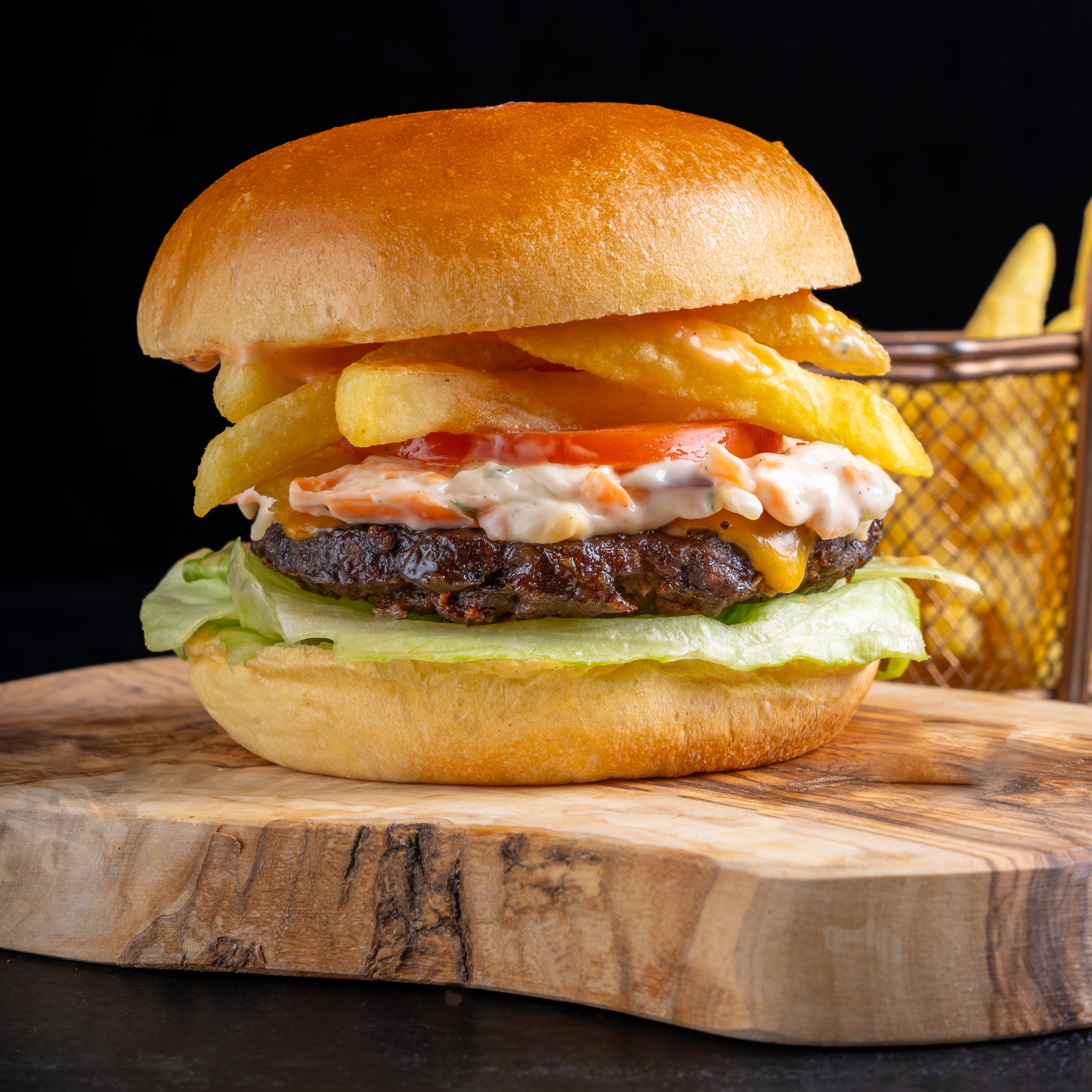 Lebanese Beef Burger