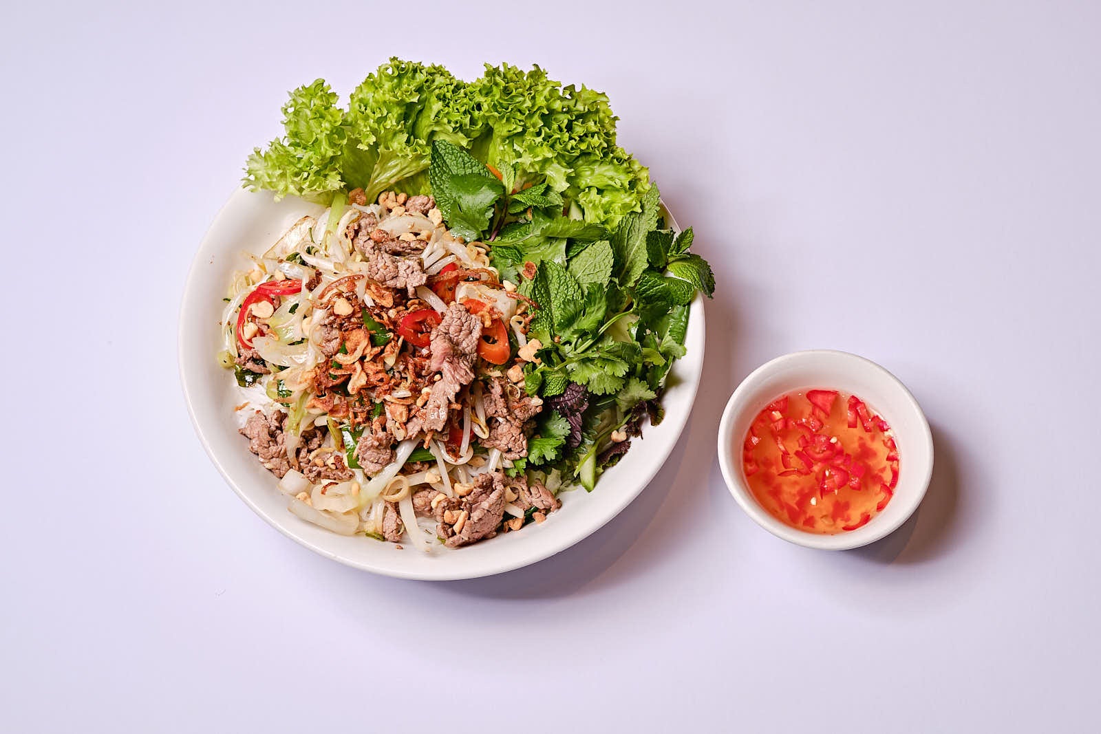 Lemongrass Chicken Vermicelli (Bún Sả Gà)