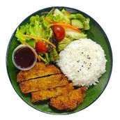 Asian Fusion Combo (main course, side, salad & drink)