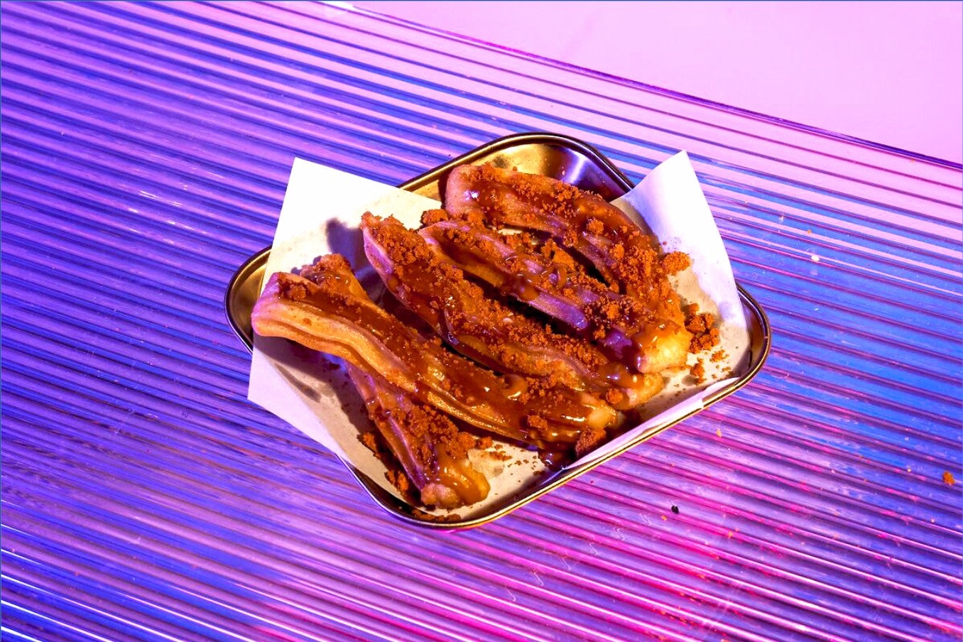 Loaded Biscoff Churros