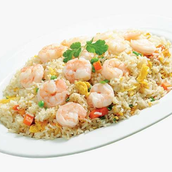 Prawns Fried Rice Dish