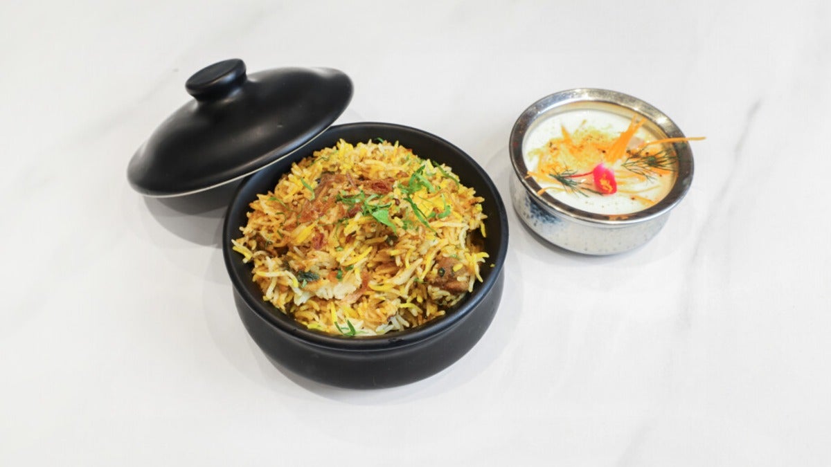 Hyderabadi chicken biryani