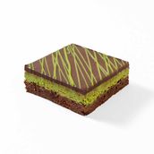 Pistachio Kunafa Brownie