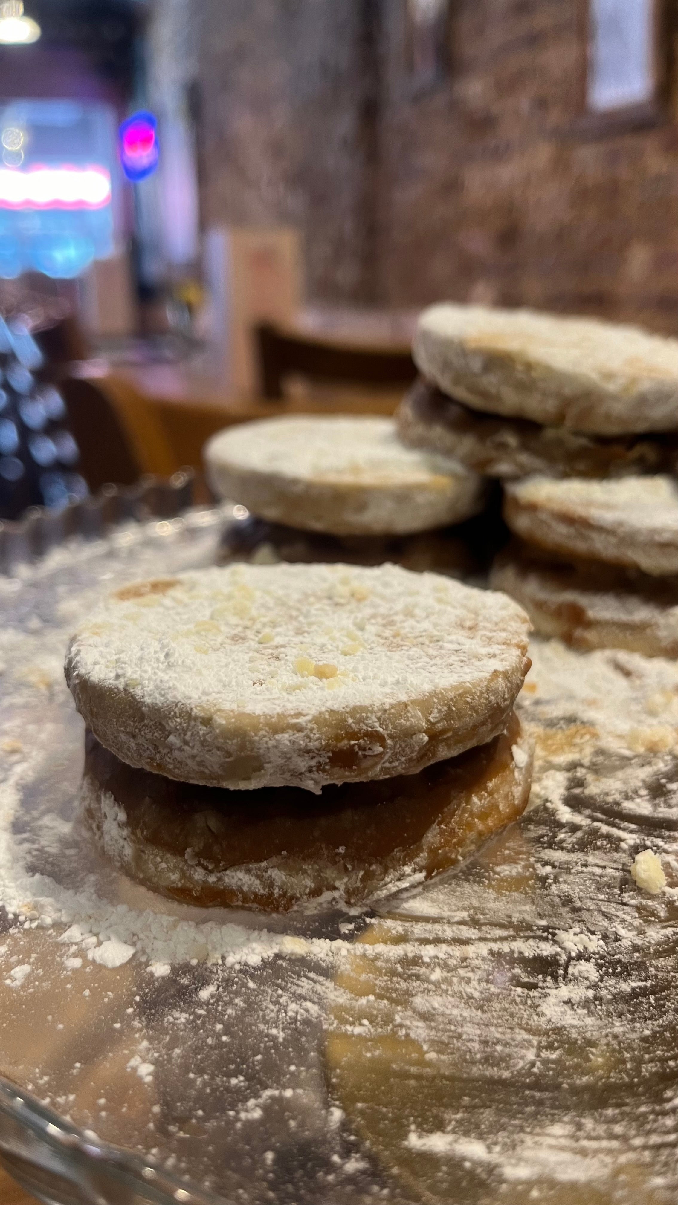 Alfajor con manjarblanco