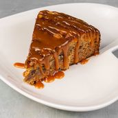 Juntas Signature Date Cake with Caramel Syrup