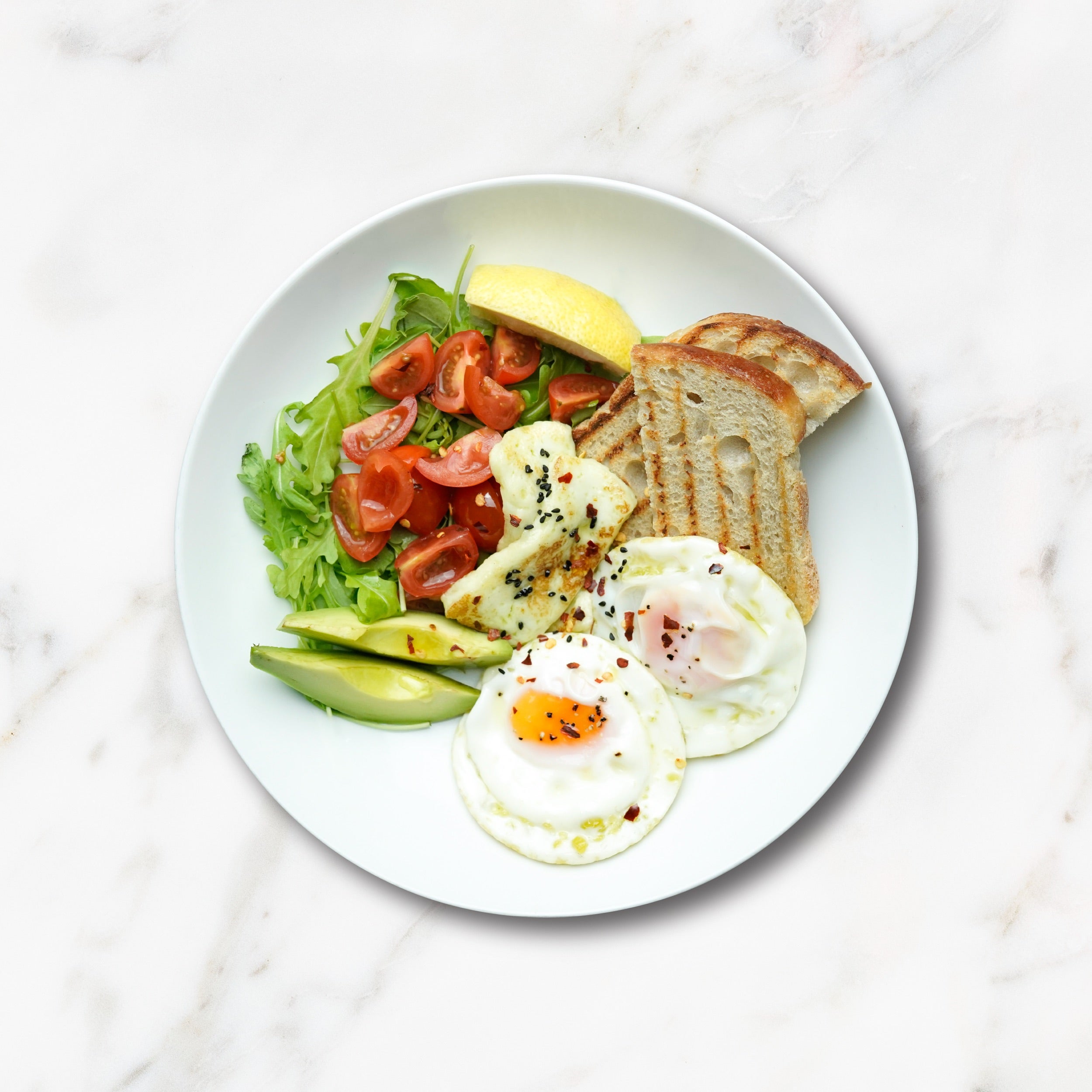 Avocado and Halloumi Tray