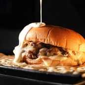 Truffle beef burger