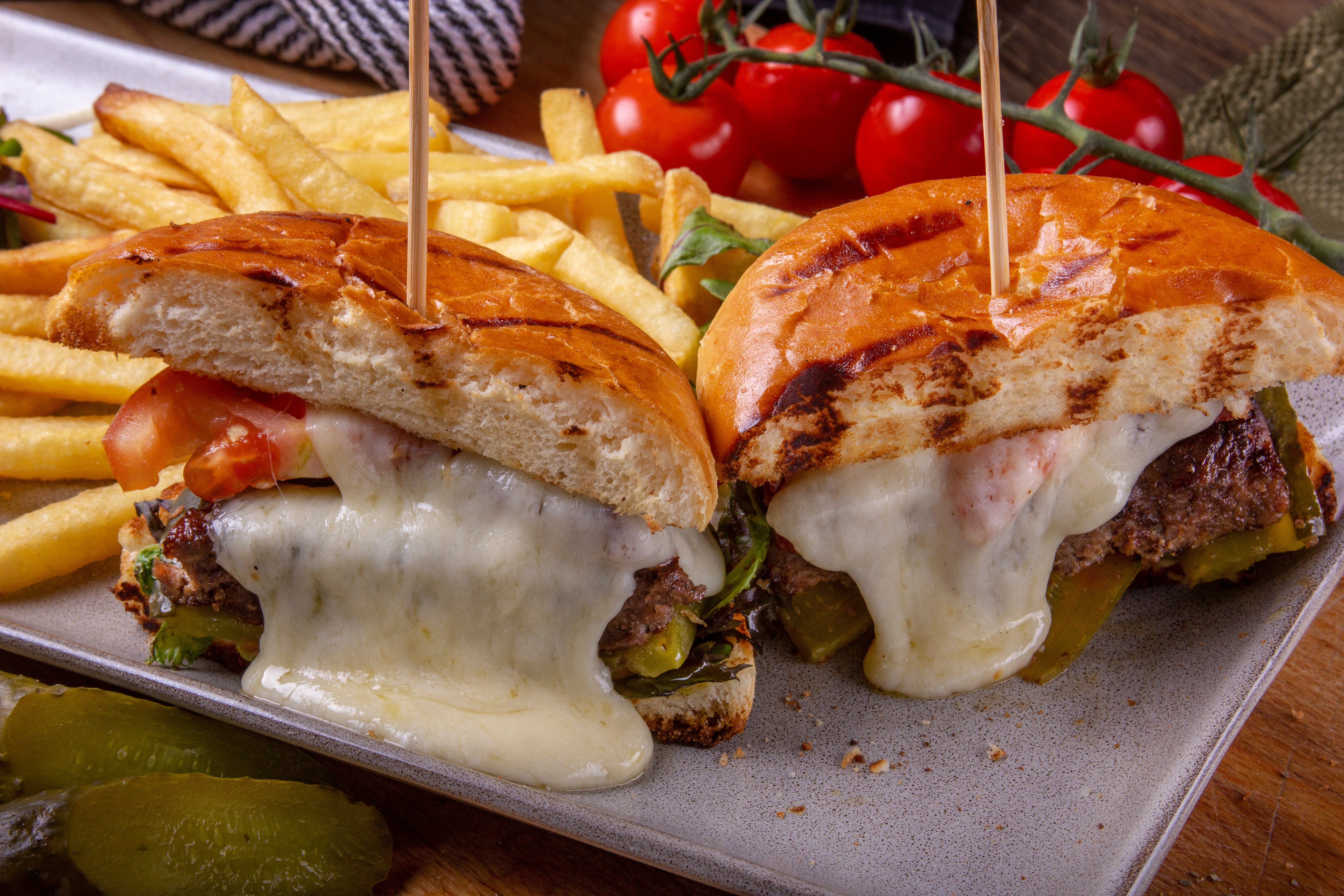 Lamb Cheeseburger