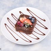 French Toast And Fruits