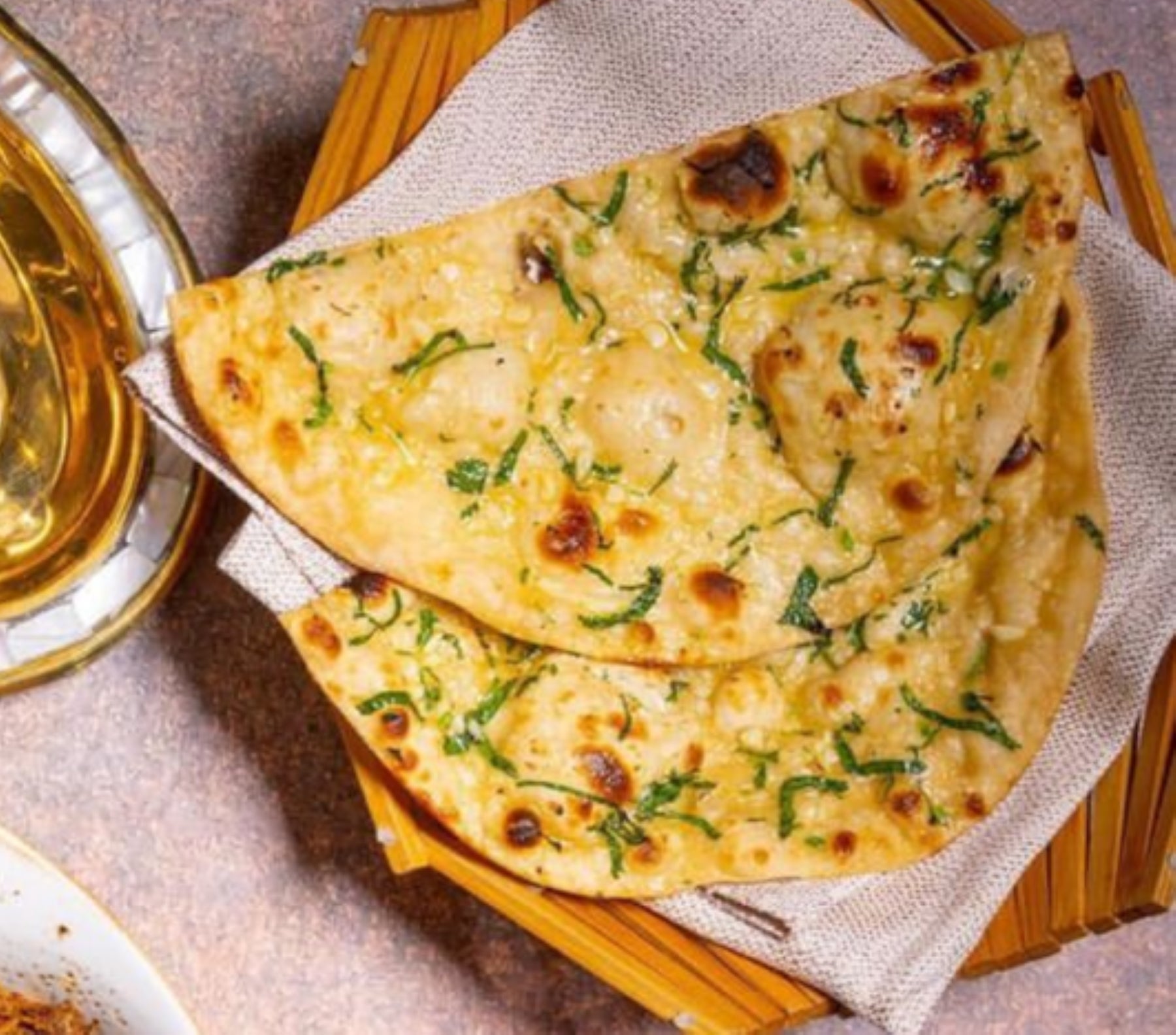 Garlic coriander Naan