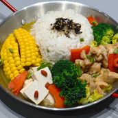 Chicken Combo With Rice 