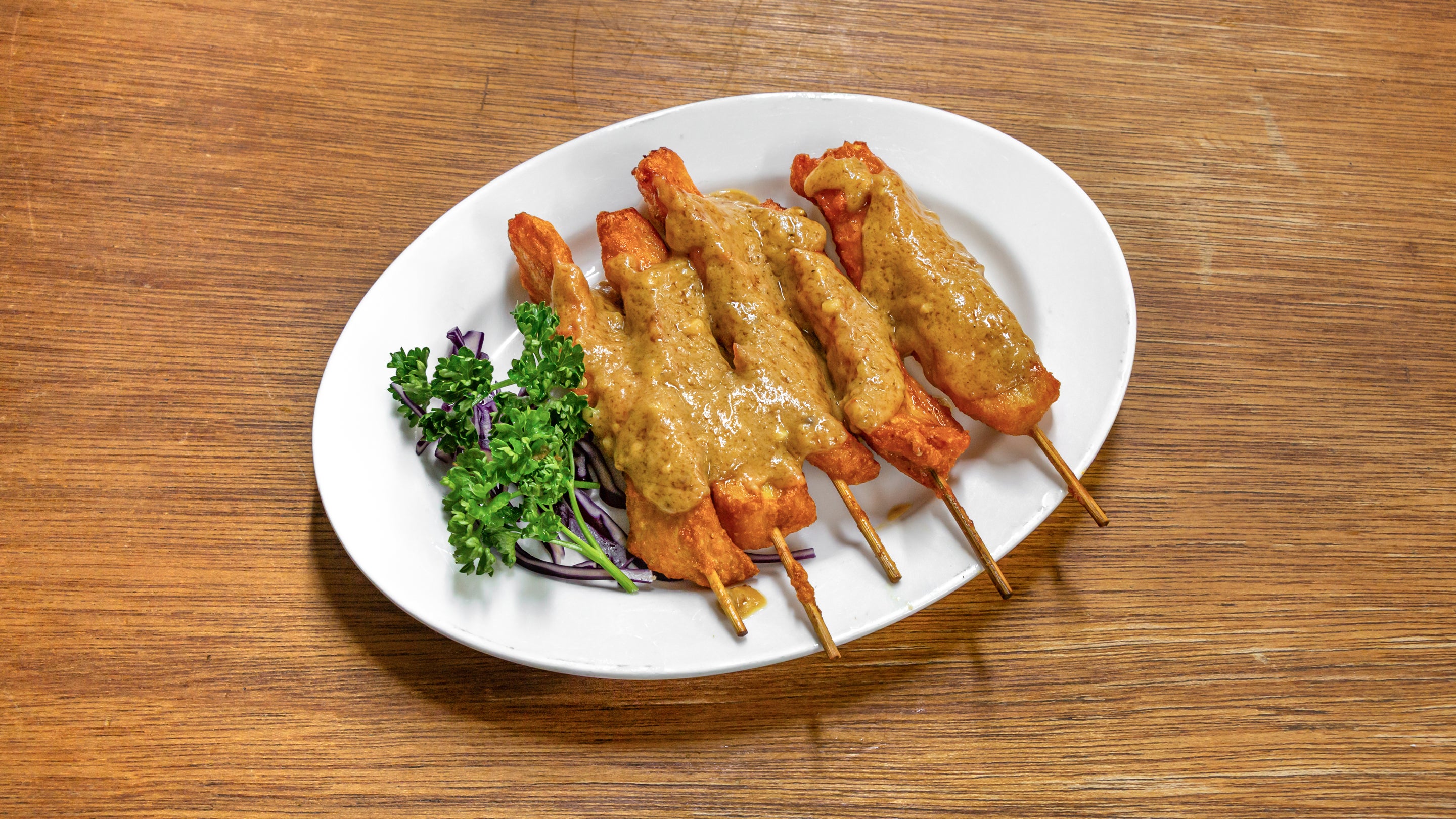 Skewered Satay Chicken