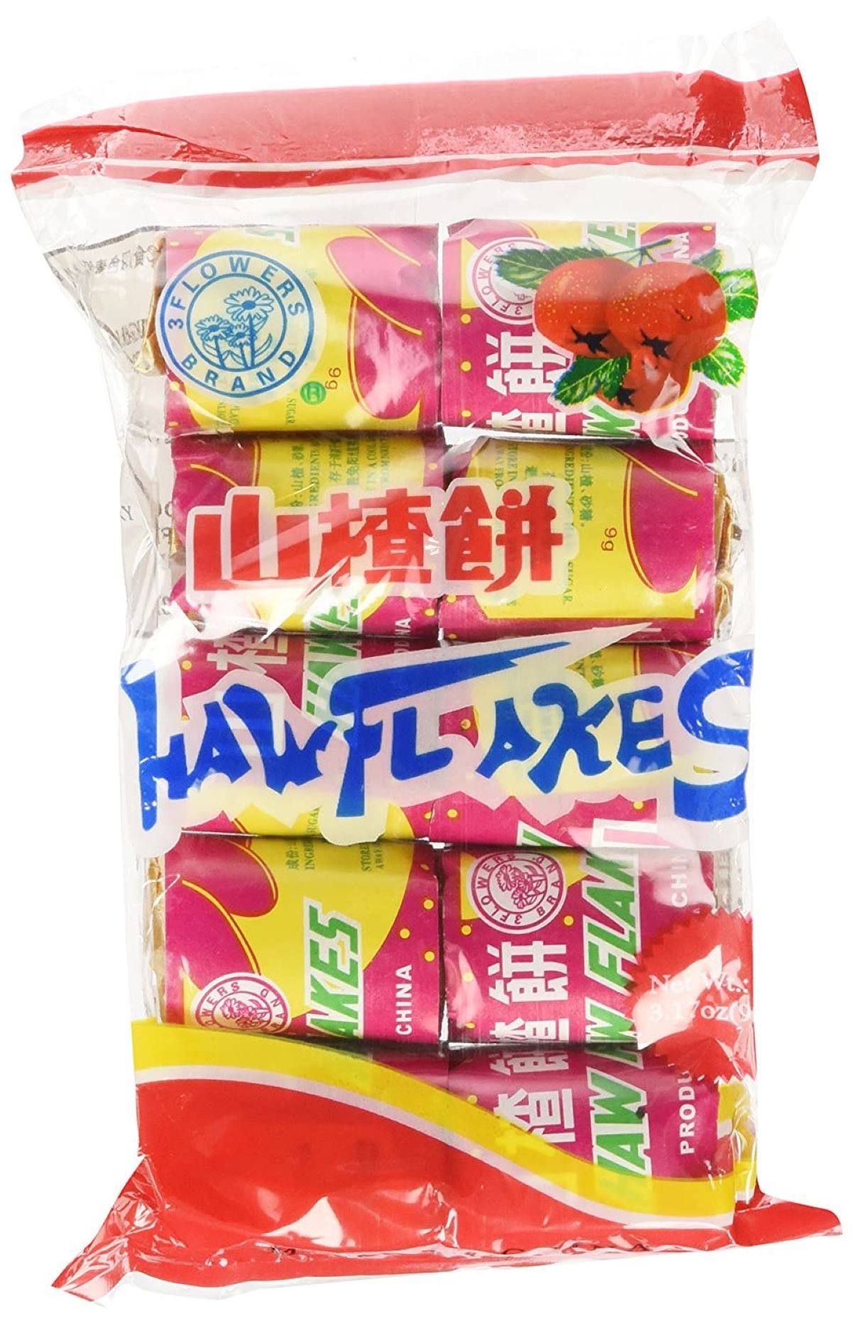 Sunflower Haw Flakes (125g bag)