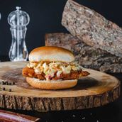 Coleslaw Chicken Burger