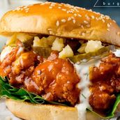Buffalo chicken burger 