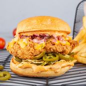 Mexican Crispy Chicken Burger