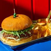 Signature Marbled Beef Burger with Fries