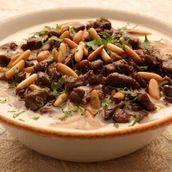 Hummus Fatteh with Meat