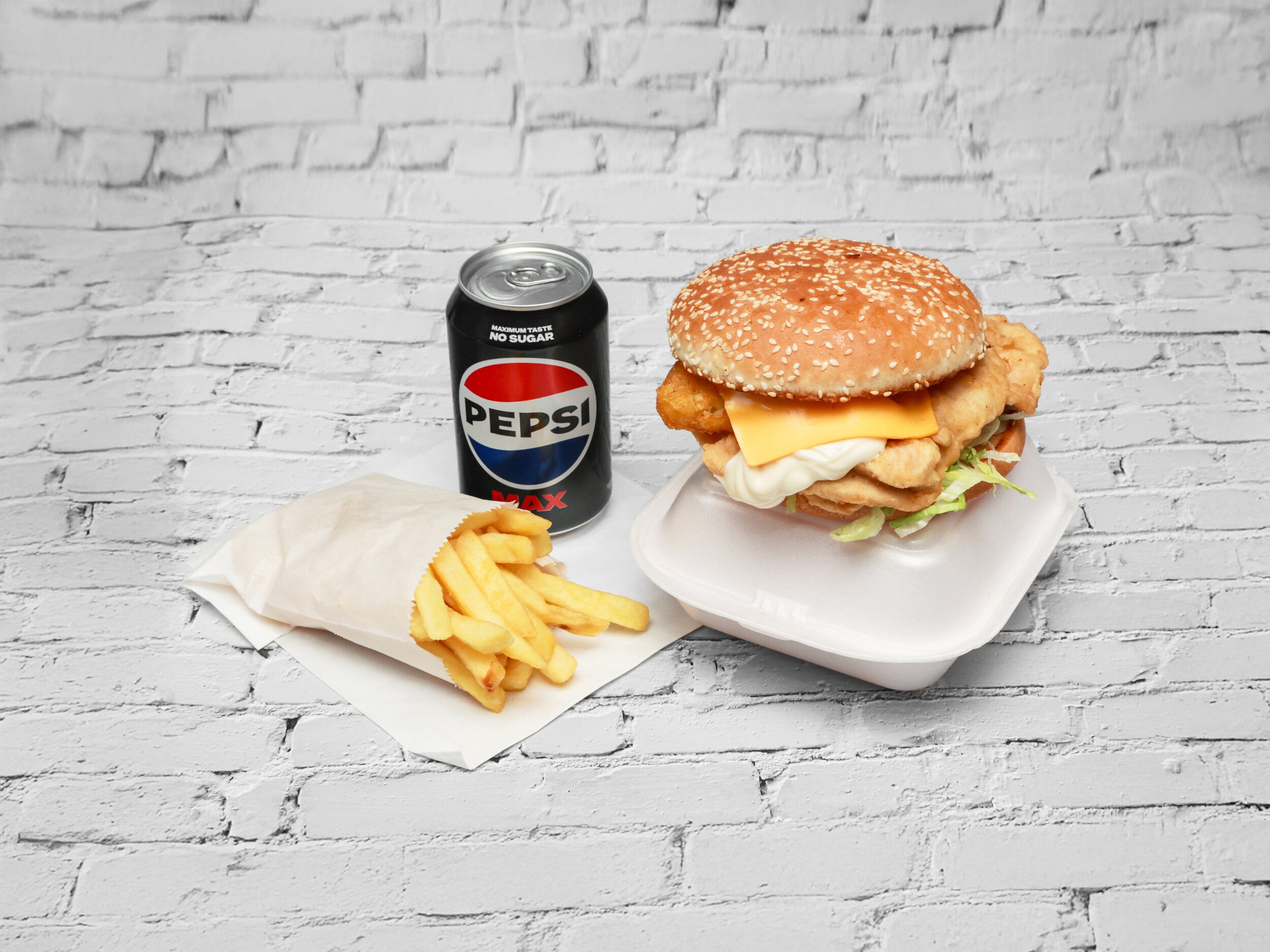 Mega Fillet Burger meal