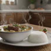 Papaitan With Rice