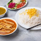 Lentil Mutton Gravy With Rice 