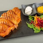 Croissant With Salmon And Cream Cheese