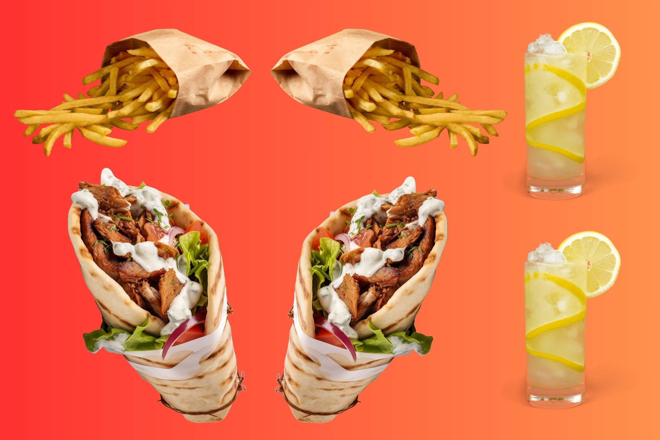 Super Gyro Meal for 2
