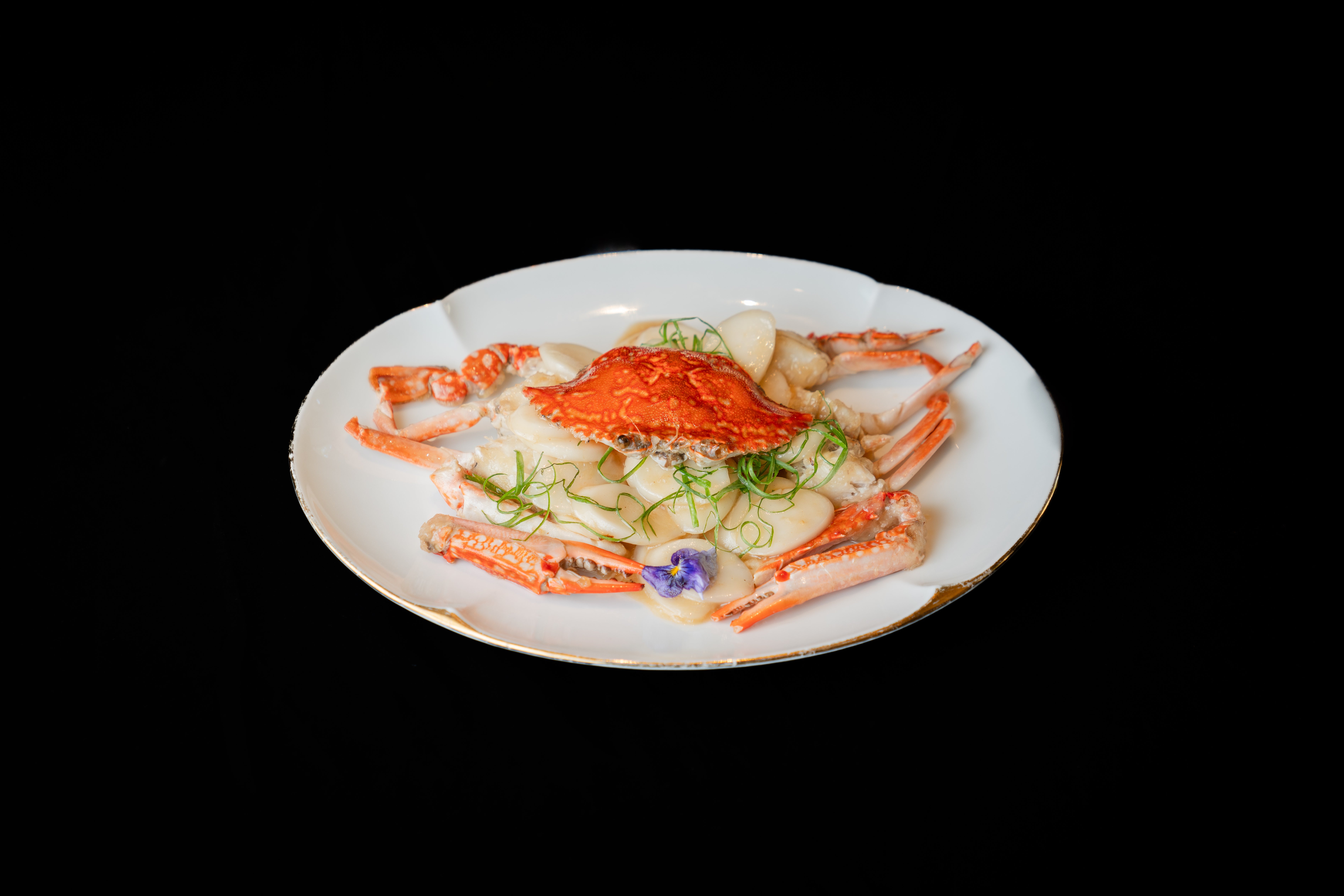 花蟹炒年糕 Stir-fried Rice Cake with Flower Crab