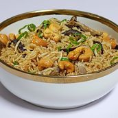 Mushroom And Cashew Fried Rice
