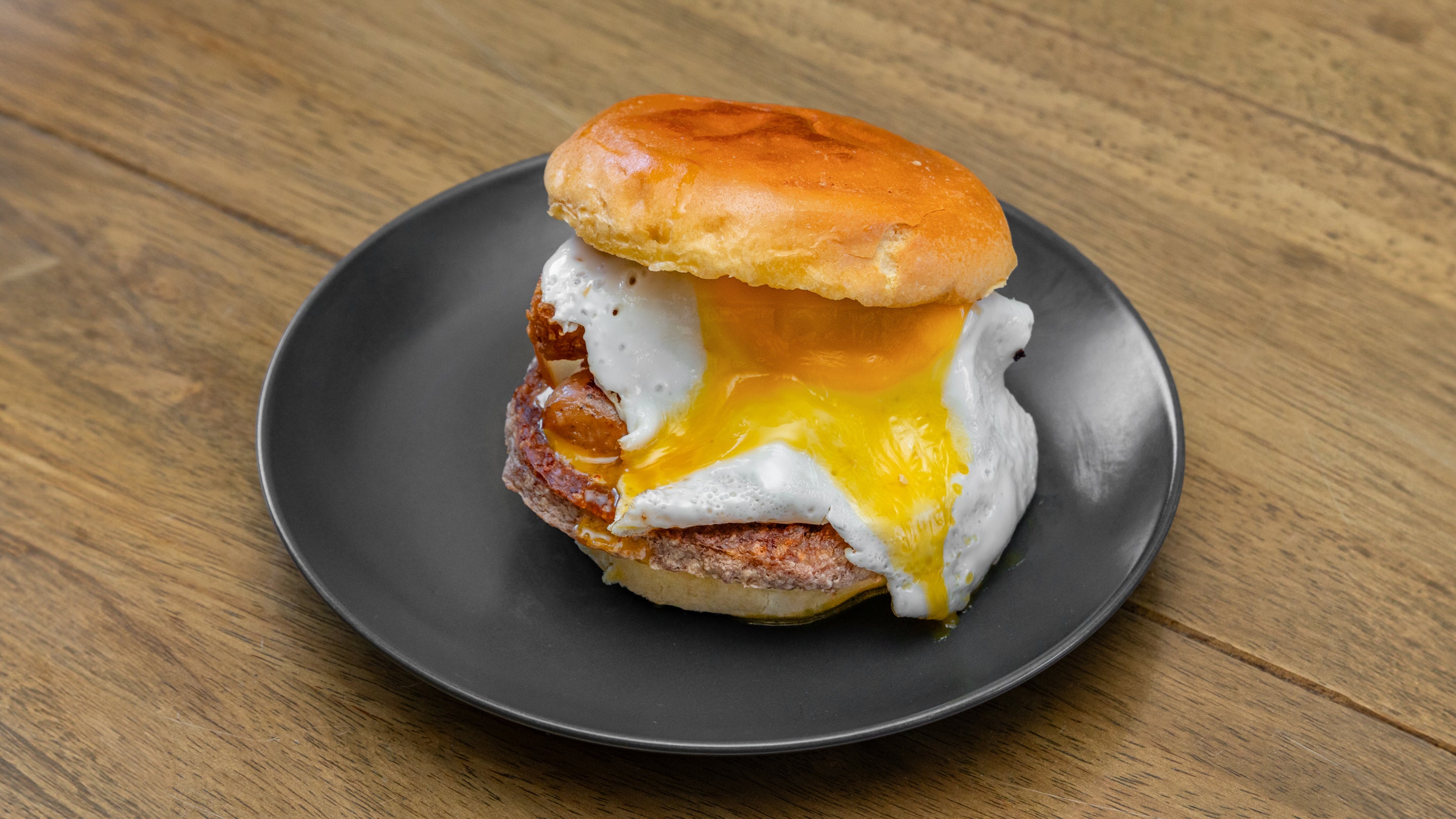 Double Sausage, Egg Burger