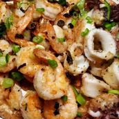Shrimp And Calamari Teppanyaki