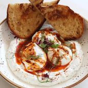 Turkish Egg Cilbir