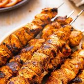 Chicken Tikka Boti Boneless Spicy BBQ Cubes