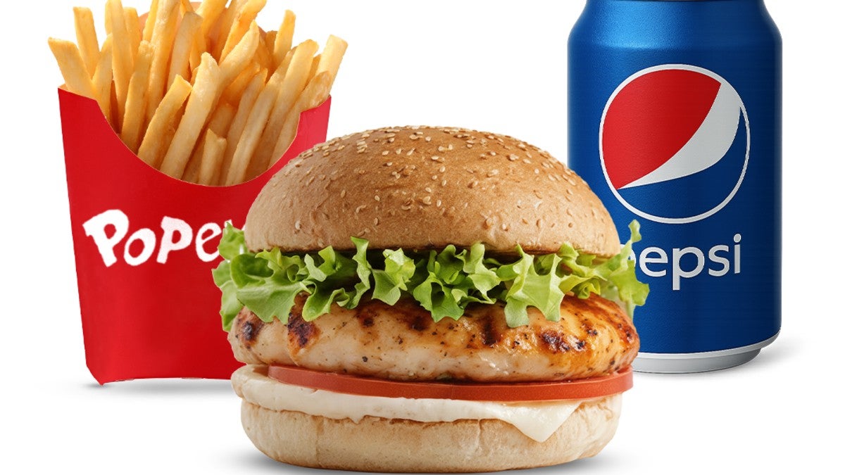 Supreme Grilled Burger Meal
