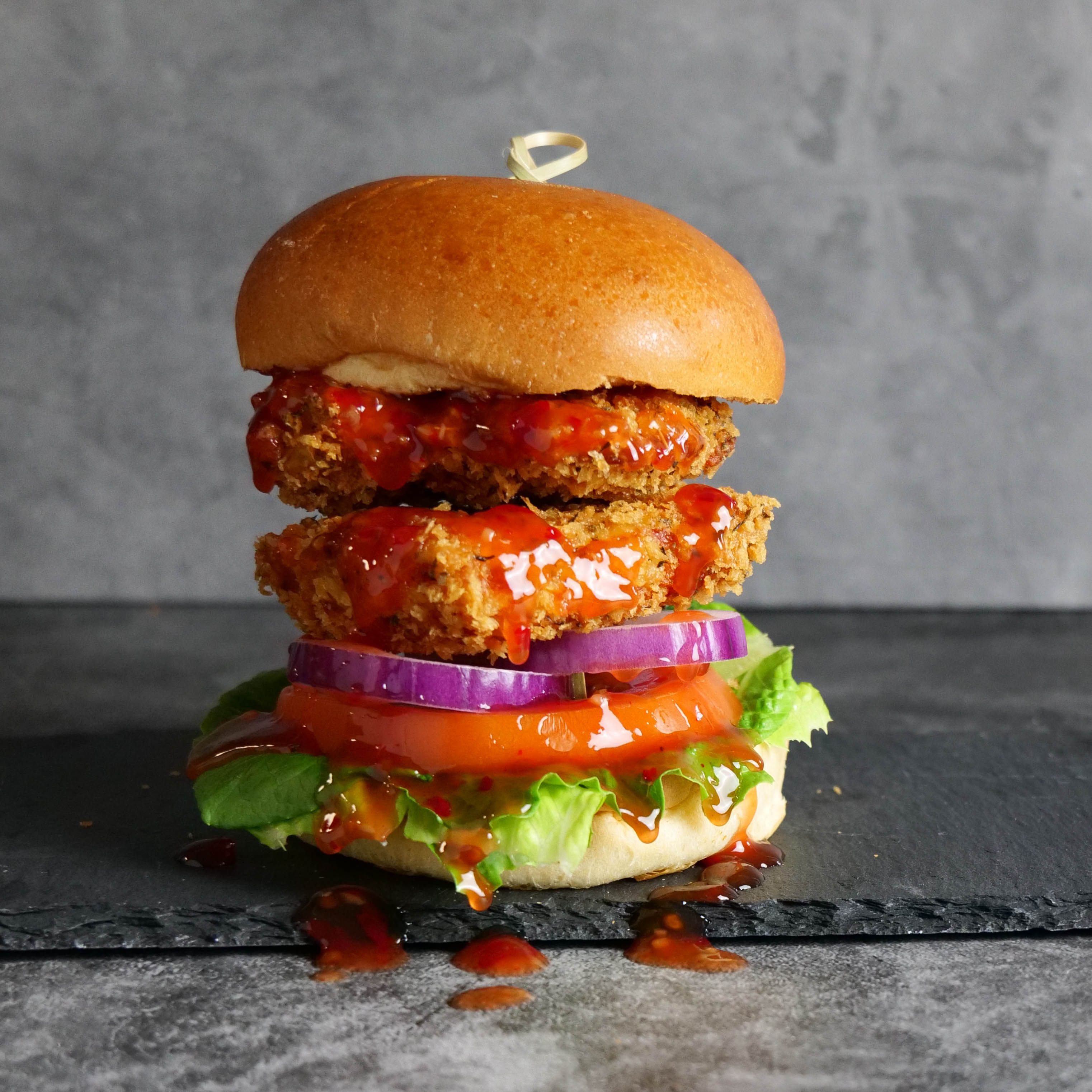 Halloumi Burger (V)